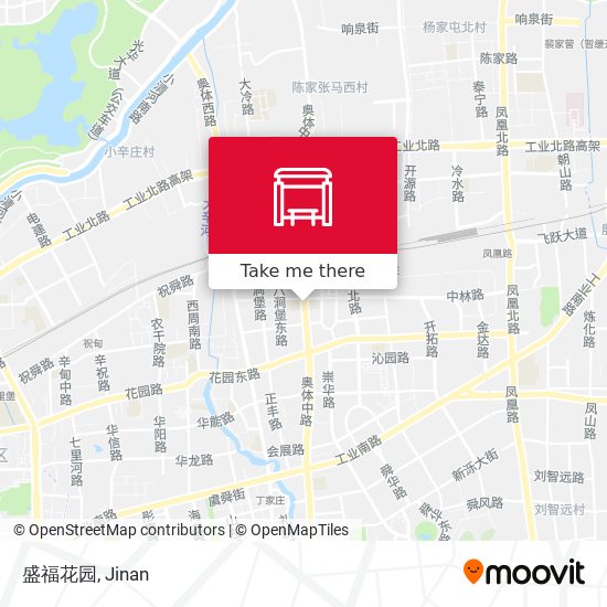 盛福花园 map