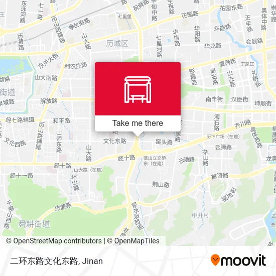二环东路文化东路 map