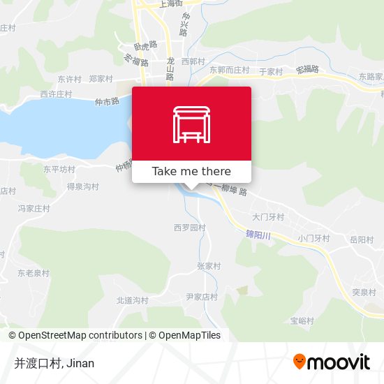 并渡口村 map