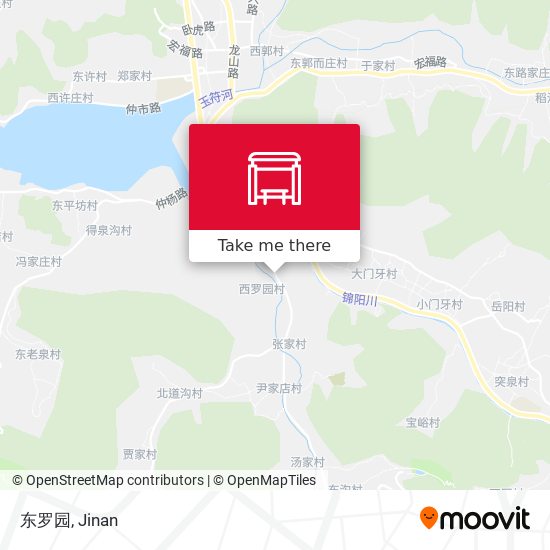 东罗园 map