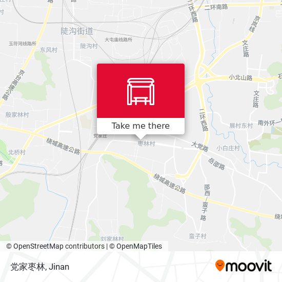 党家枣林 map
