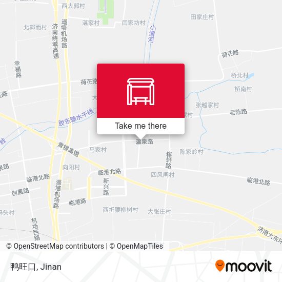 鸭旺口 map