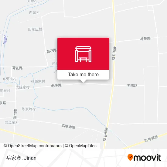 岳家寨 map