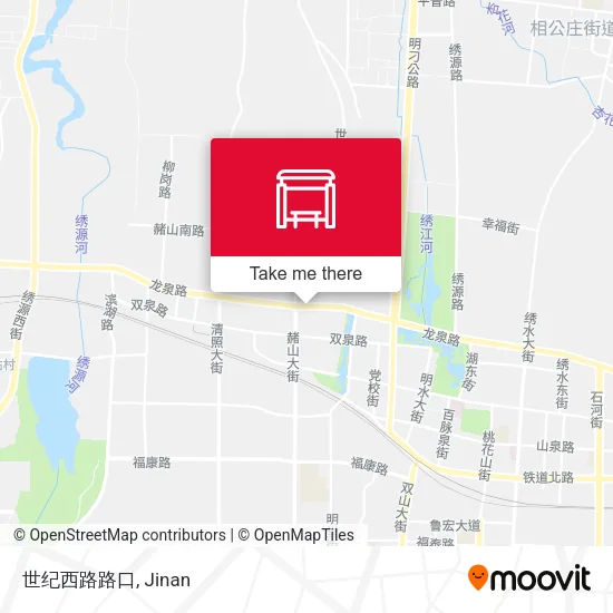 世纪西路路口 map