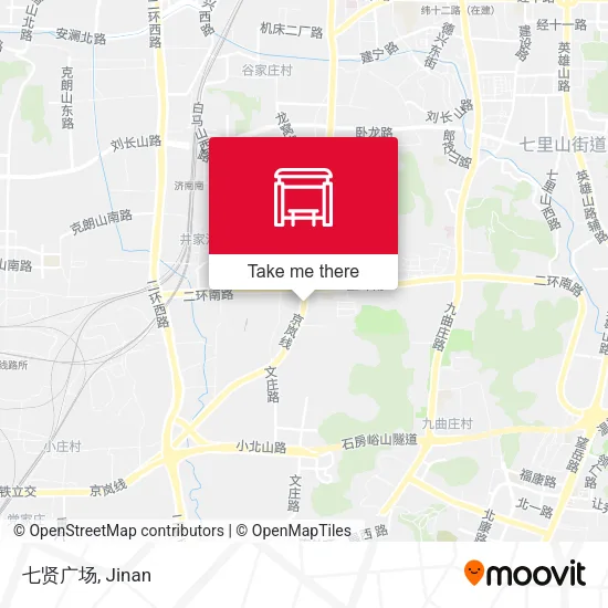 七贤广场 map