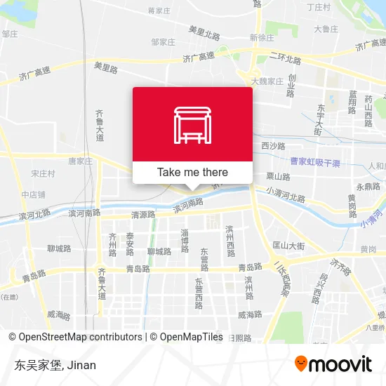 东吴家堡 map