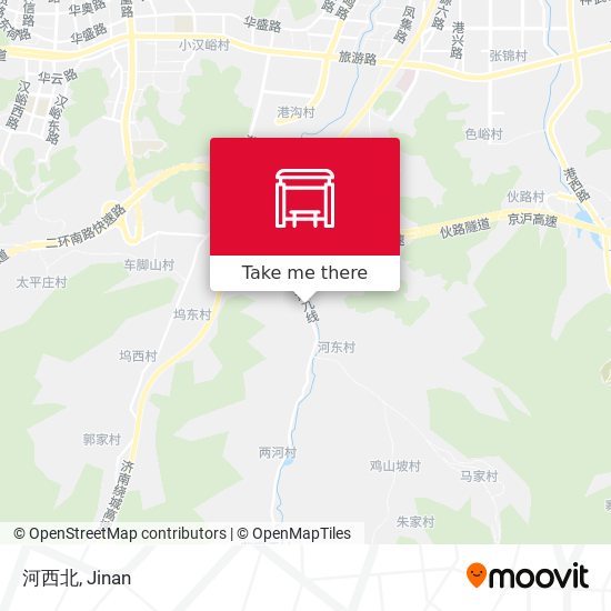 河西北 map