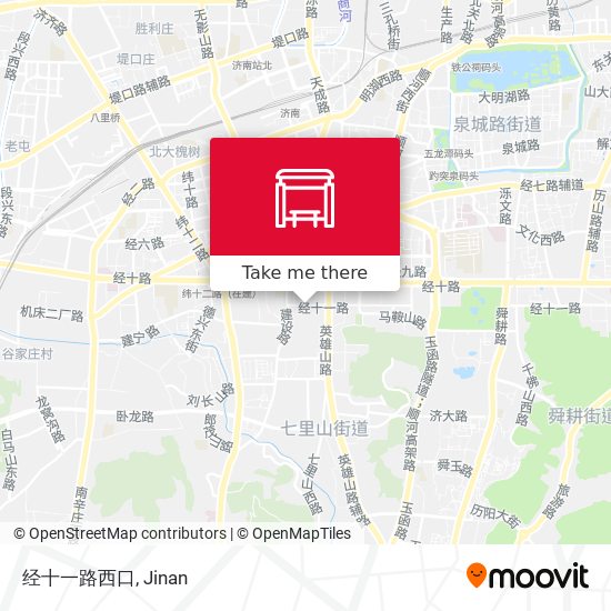 经十一路西口 map