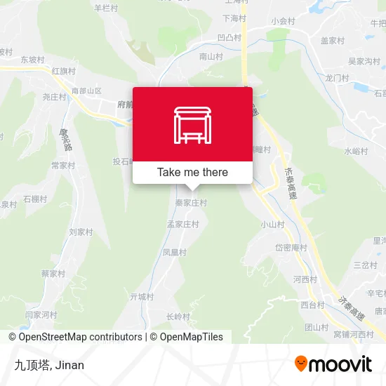 九顶塔 map