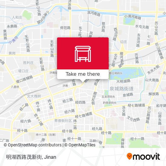 明湖西路茂新街 map