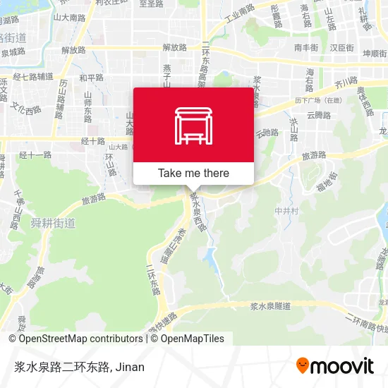 浆水泉路二环东路 map