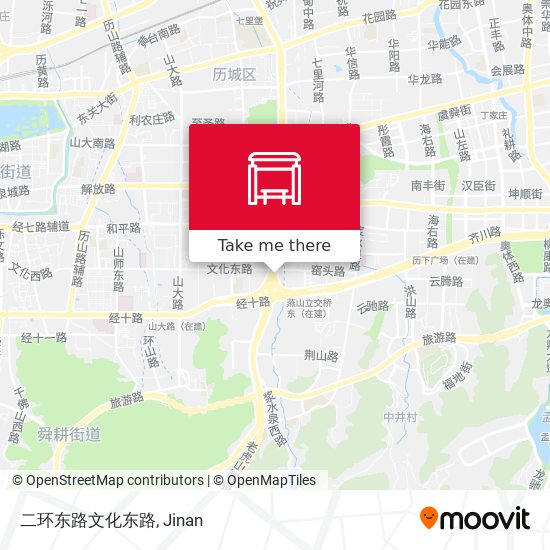 二环东路文化东路 map