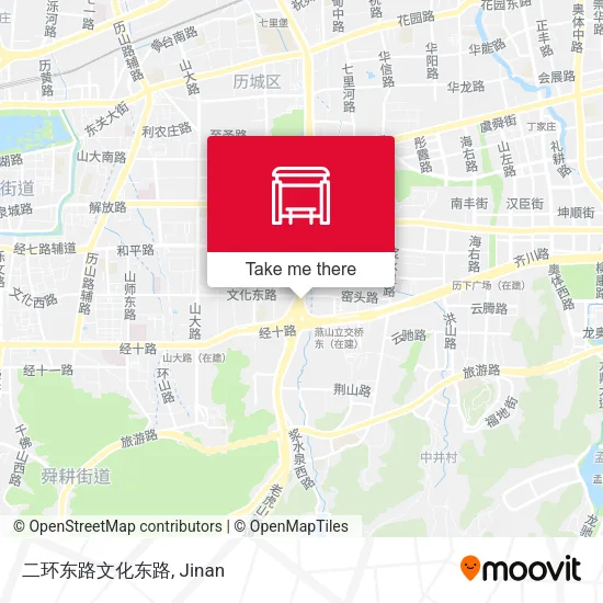 二环东路文化东路 map