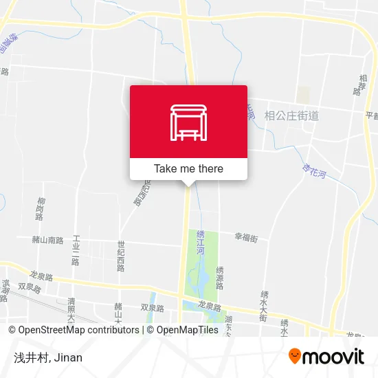 浅井村 map