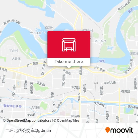 二环北路公交车场 map