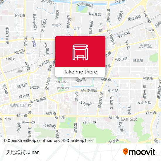 天地坛街 map