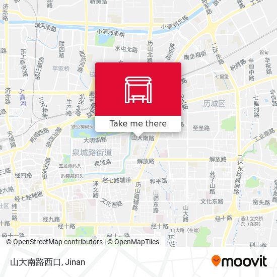 山大南路西口 map
