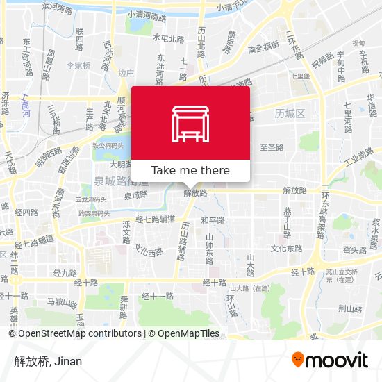 解放桥 map