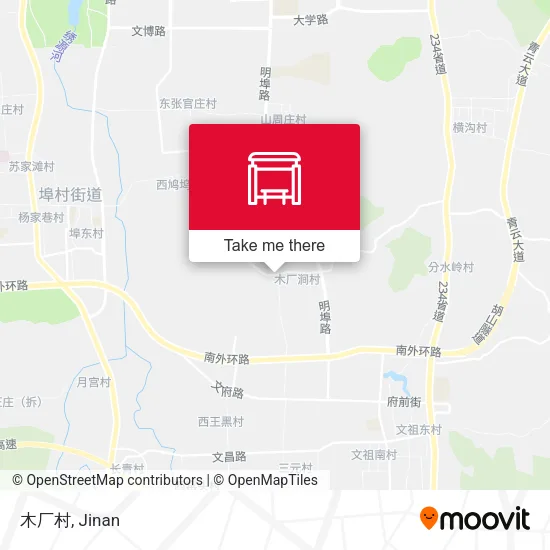 木厂村 map