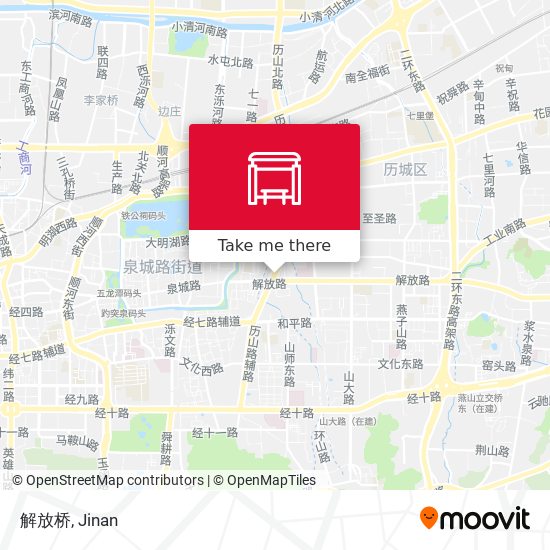 解放桥 map