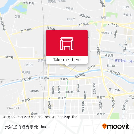 吴家堡街道办事处 map