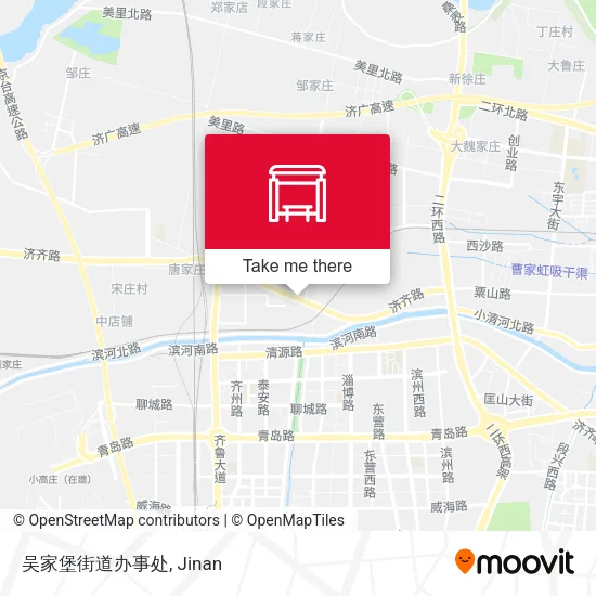 吴家堡街道办事处 map