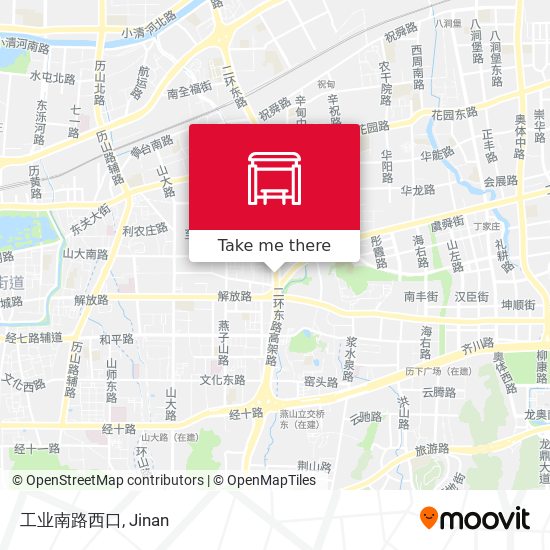 工业南路西口 map