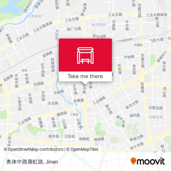 奥体中路康虹路 map