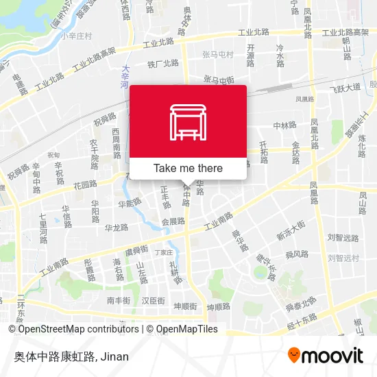 奥体中路康虹路 map