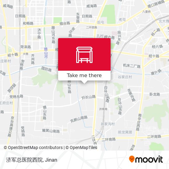 济军总医院西院 map