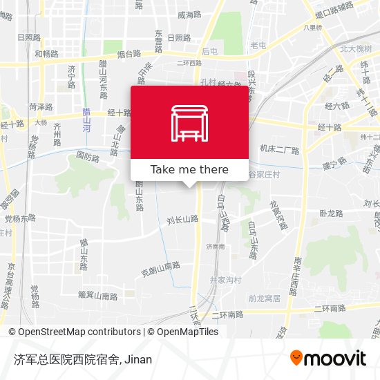 济军总医院西院宿舍 map