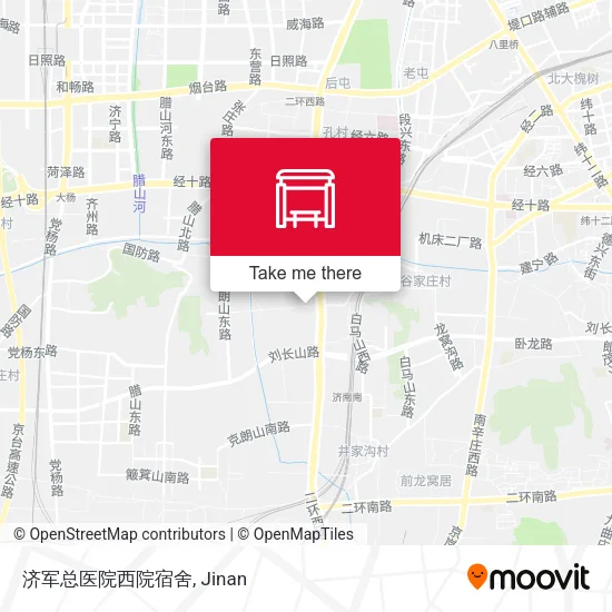济军总医院西院宿舍 map