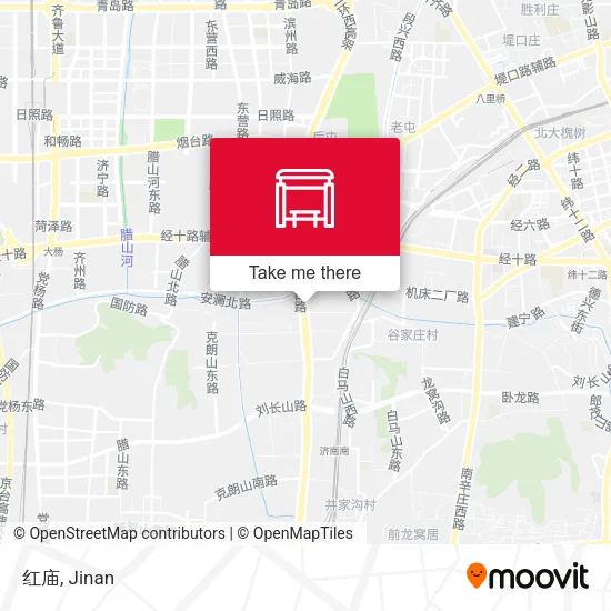 红庙 map