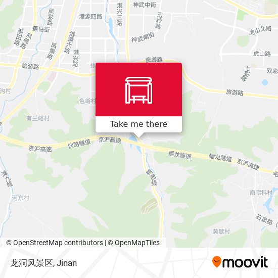 龙洞风景区 map