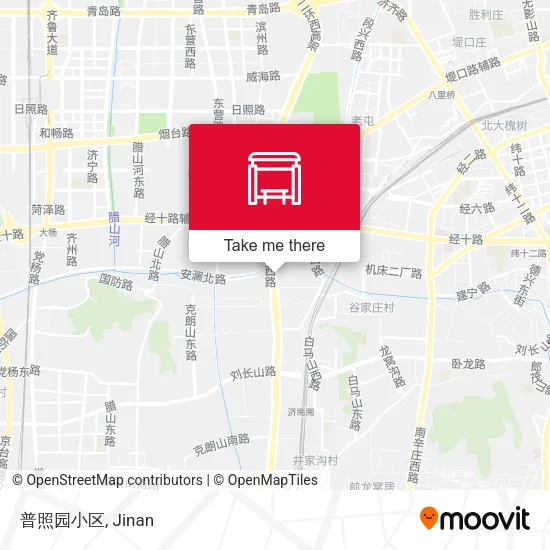 普照园小区 map