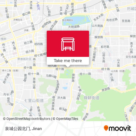 泉城公园北门 map