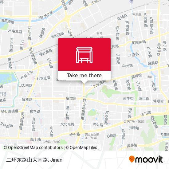 二环东路山大南路 map