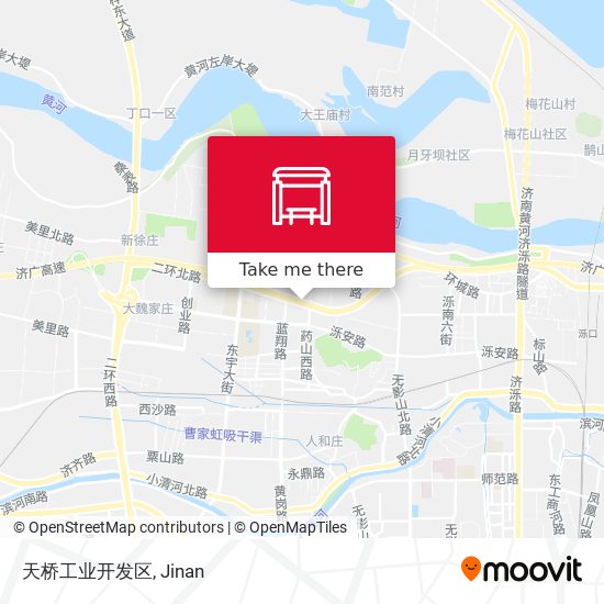 天桥工业开发区 map