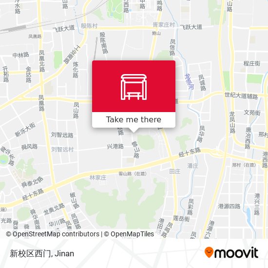 新校区西门 map