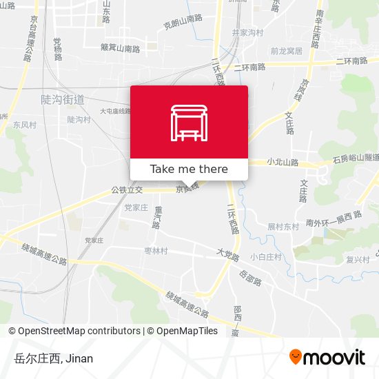 岳尔庄西 map