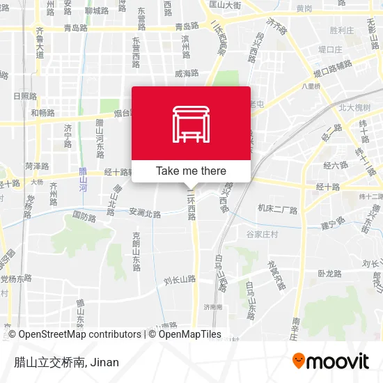 腊山立交桥南 map