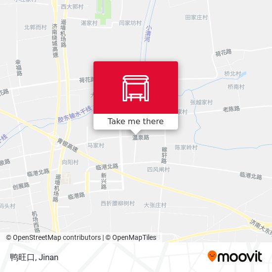 鸭旺口 map
