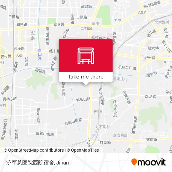 济军总医院西院宿舍 map