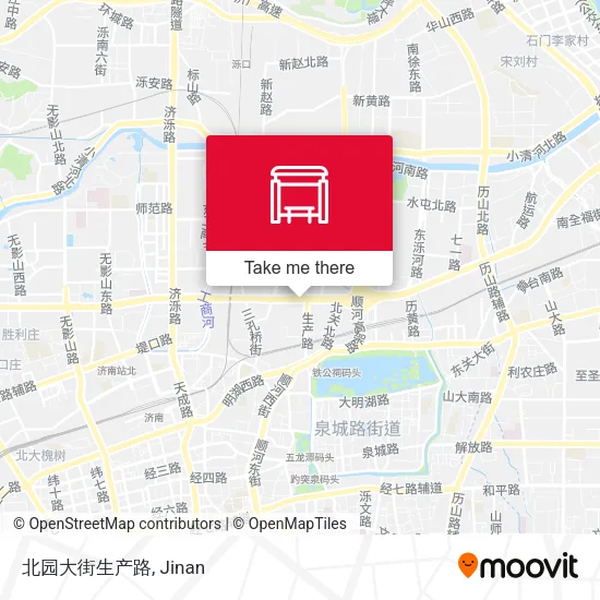 北园大街生产路 map