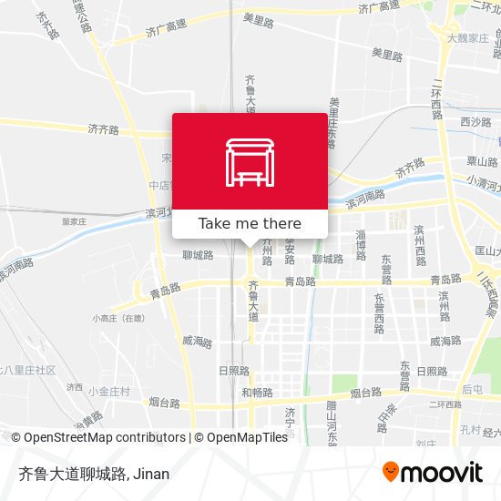 齐鲁大道聊城路 map