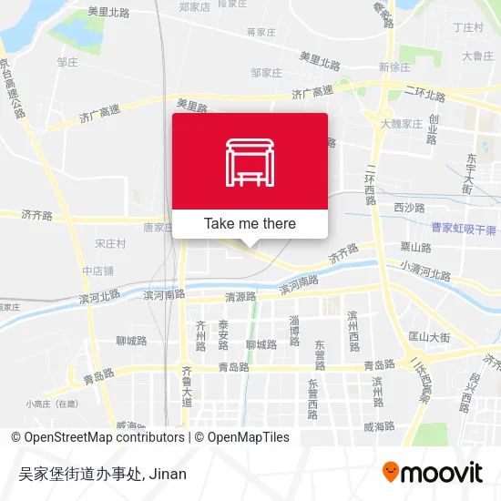 吴家堡街道办事处 map