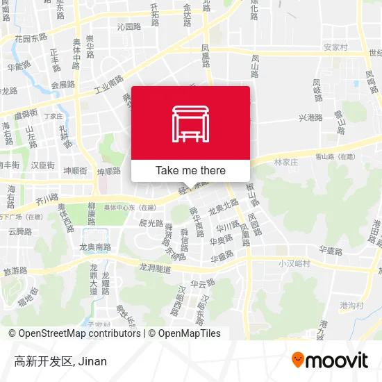 高新开发区 map