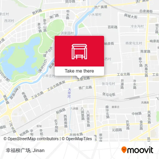 幸福柳广场 map