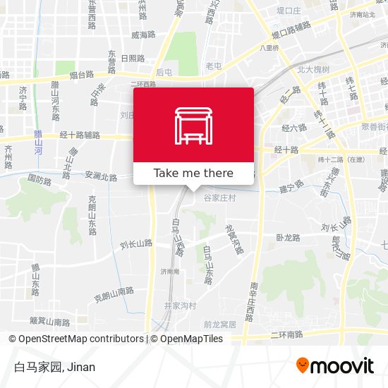 白马家园 map