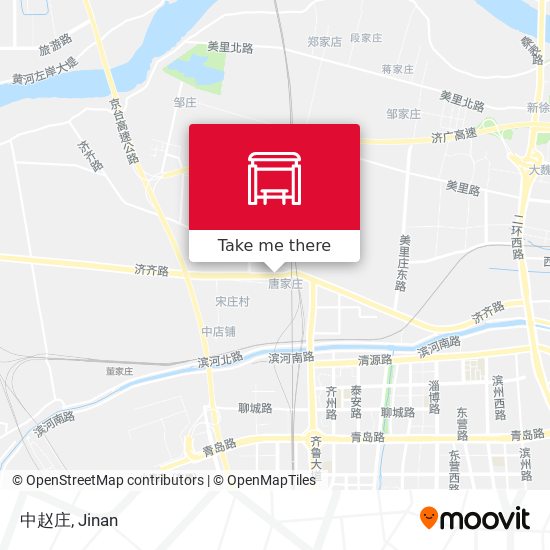 中赵庄 map